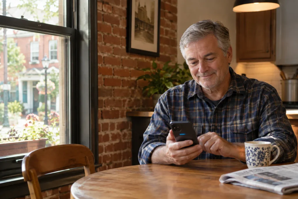 Ghost rank for seniors tracked quietly at home instead of a public leaderboard.